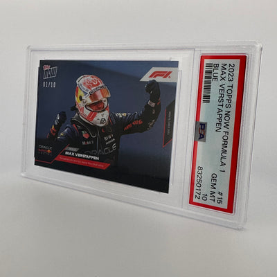 PSA 10 - 01/10 - Max Verstappen #15 - Blue