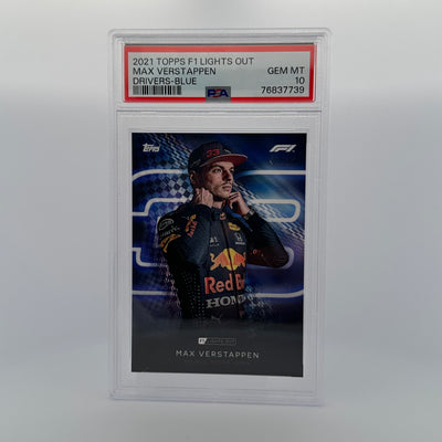 PSA 10 - 41/99 - MAX VERSTAPPEN - DRIVERS - BLUE