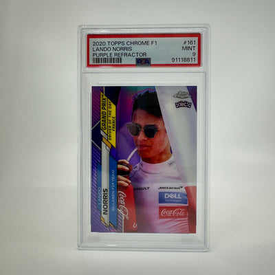 PSA 9 - 160/399 - Lando Norris #161 - Chrome 2020