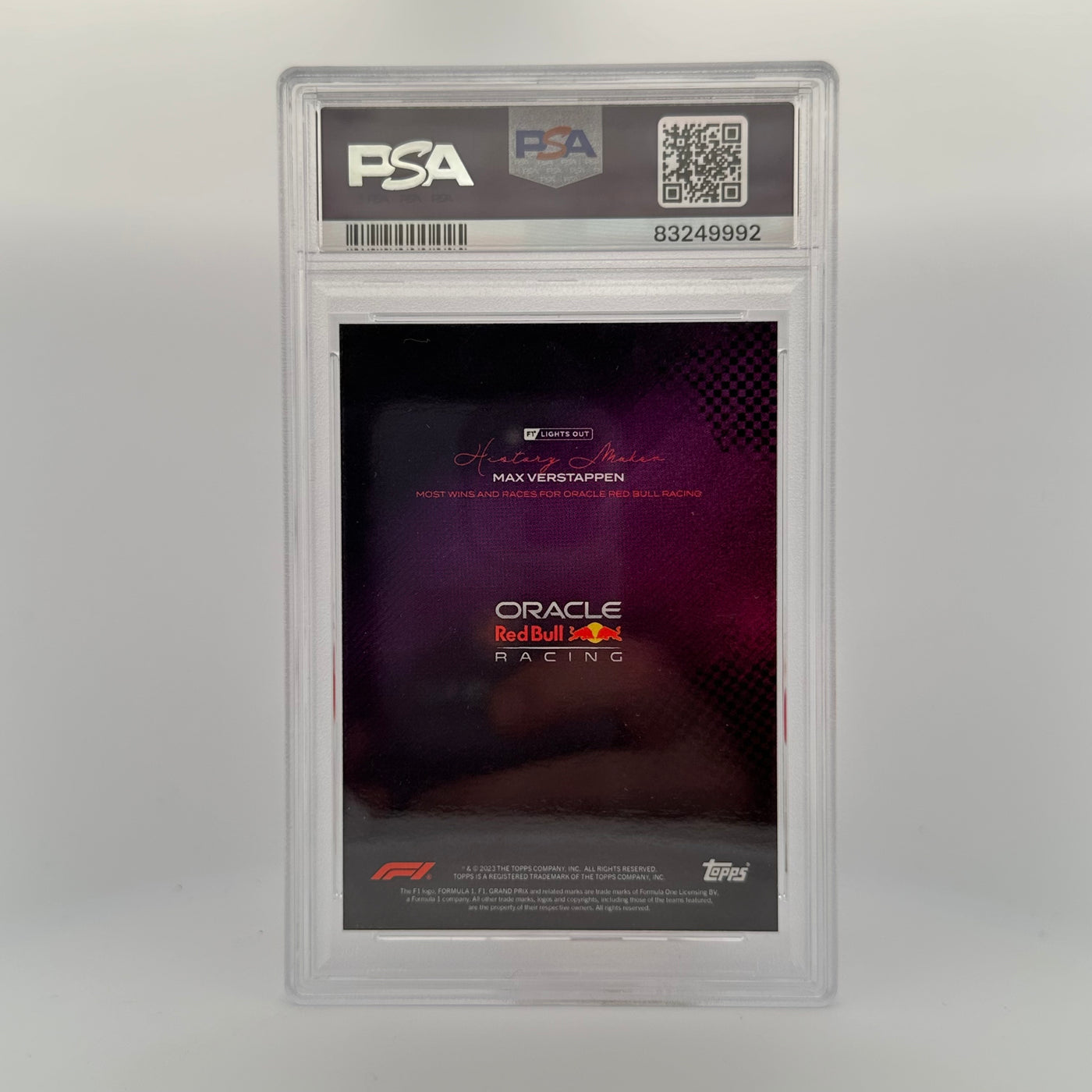 PSA 10 - /150 - Max Verstappen - History Maker - Pink