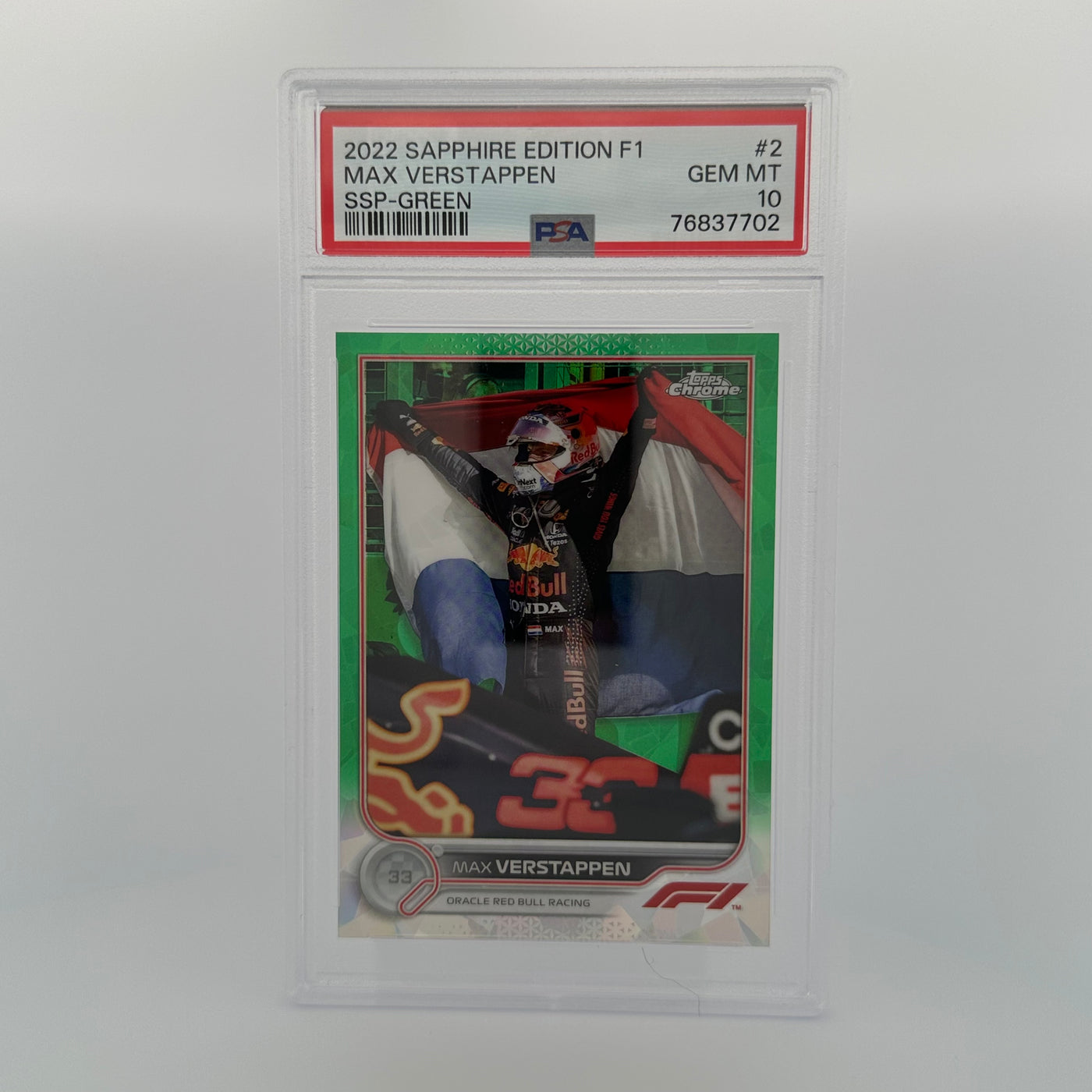 PSA 10 - /75 - Max Verstappen #2 - Sapphire Edition - SSP - Green