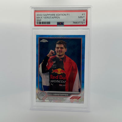 PSA 9 - MAX VERSTAPPEN #1 - SAPPHIRE EDITION - SSP