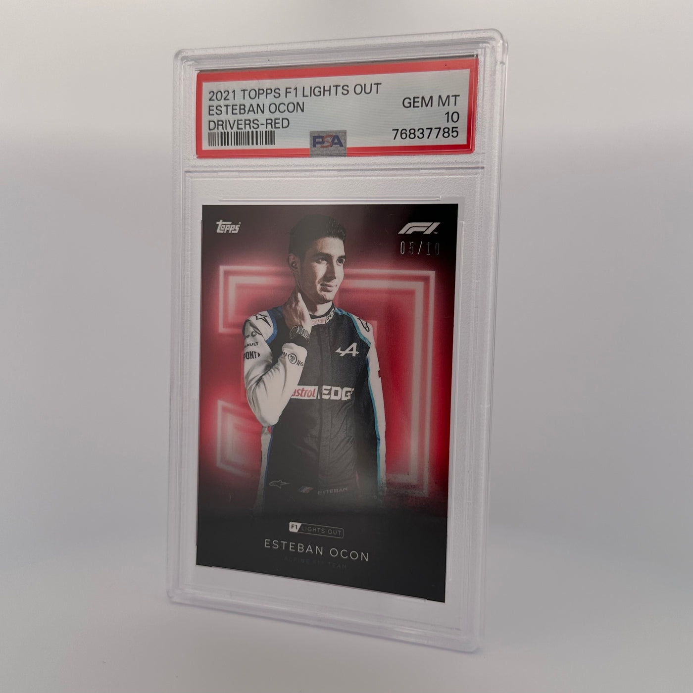 PSA 10 - 05/10 - ESTEBAN OCON - DRIVERS - RED