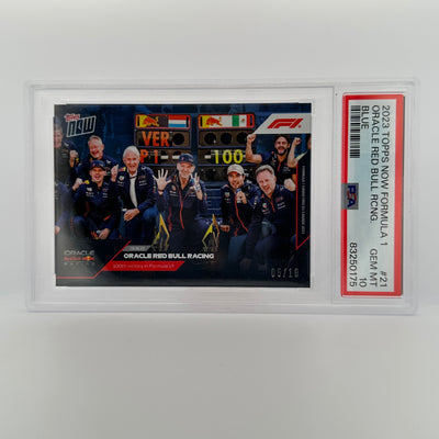 PSA 10 - 5/10 - Oracle Red Bull Racing #21 - Blue