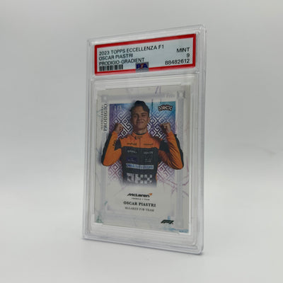 PSA 9 - 1/5 Oscar Piastri - 2023 Eccellenza Prodigio - Gradient - Rookie Card