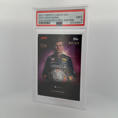 PSA 9 - /150 - Max Verstappen - History Maker - Most Wins And Races For Oracle Red Bull Racing - Pink