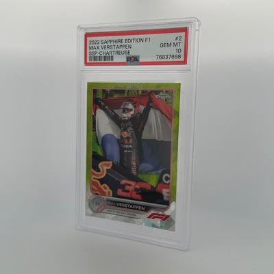 PSA 10 - 177/199 - Max Verstappen #2 - Sapphire Edition - SSP - Chartreuse