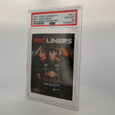 PSA 10 - 14/25 - Max Verstappen #RL3 - Redliners - Orange Refractor