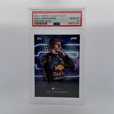 PSA 10 - 76/99 - MAX VERSTAPPEN - DRIVERS - BLUE