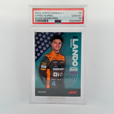 PSA 10 - Lando Norris #6 - 2023 Miami Grand Prix