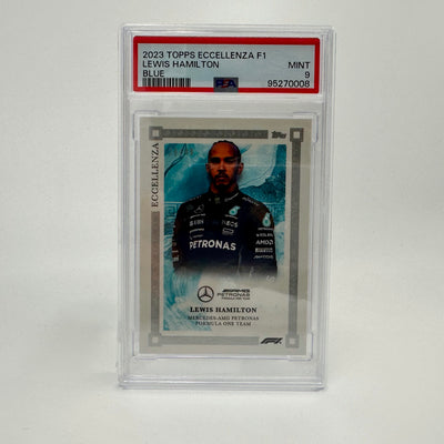 PSA 9 - 29/49 Lewis Hamilton - Blue - 2023 Eccellenza