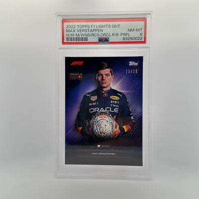 PSA 8 - /15 - Verstappen History Maker - Most Wins And Races For Oracle Red Bull Racing - Purple