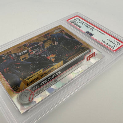 PSA 10 - 19/50 - MAX VERSTAPPEN #196 - SAPPHIRE EDITION - GOLD