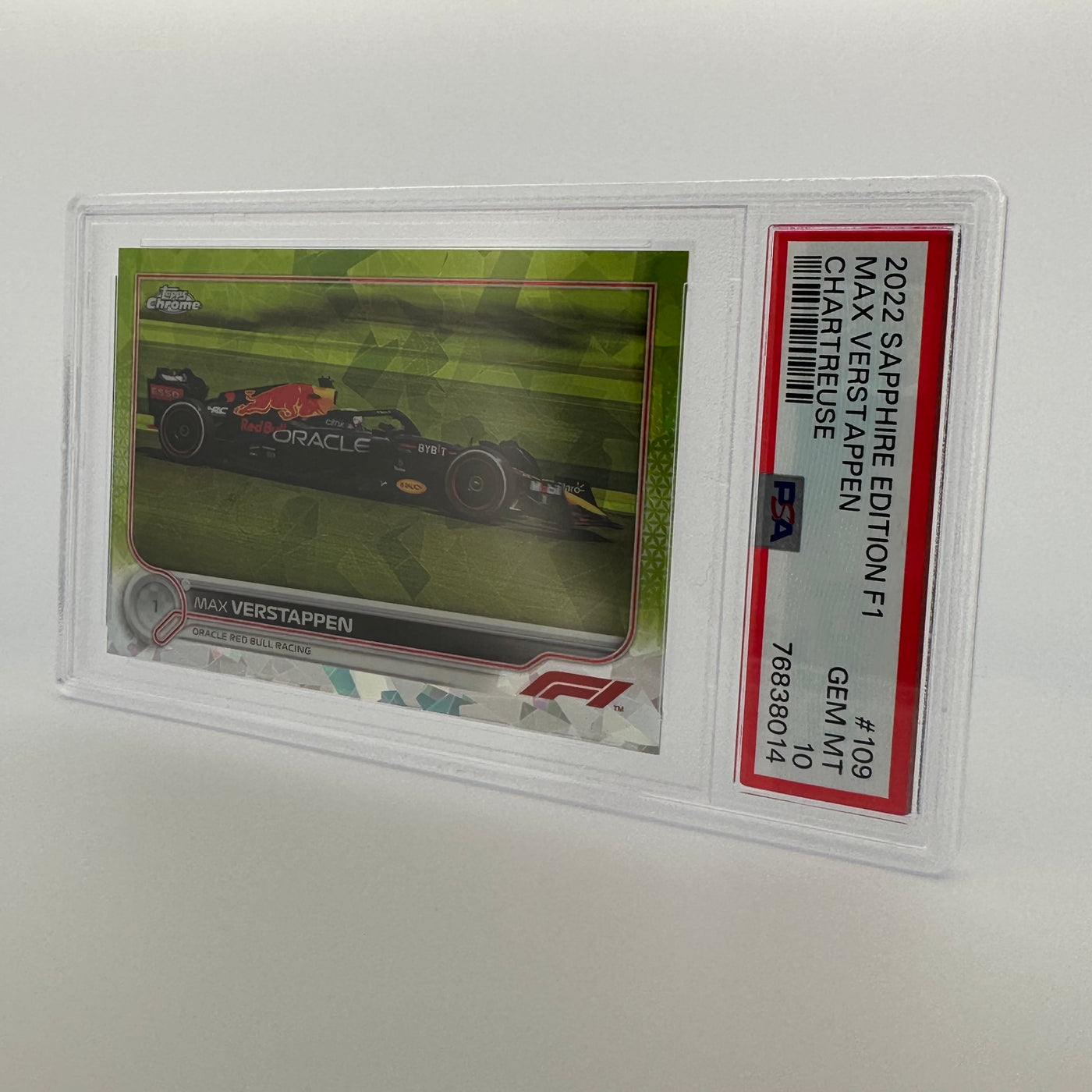 PSA 10 - 087/199 - MAX VERSTAPPEN #109 - SAPPHIRE EDITION - CHARTREUSE