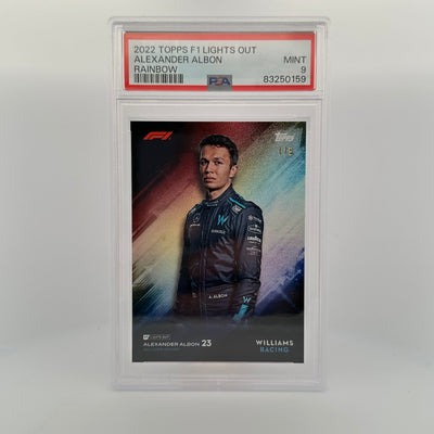 PSA 9 - 1/5 - Alexander Albon - Rainbow