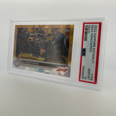 PSA 10 - 19/50 - MAX VERSTAPPEN #196 - SAPPHIRE EDITION - GOLD