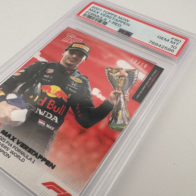 PSA 10 - 10/10 - MAX VERSTAPPEN #80 - RED