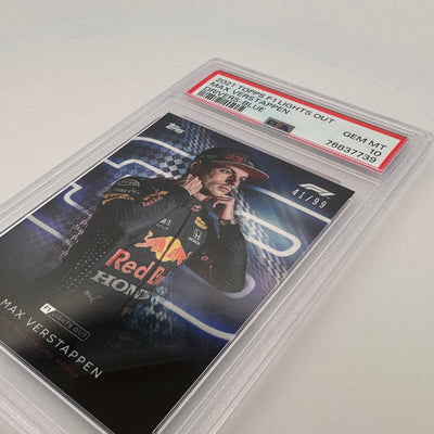 PSA 10 - 41/99 - MAX VERSTAPPEN - DRIVERS - BLUE