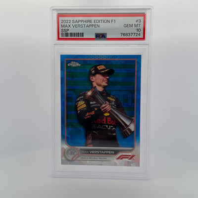 PSA 10 - MAX VERSTAPPEN #3 - SAPPHIRE EDITION - SSP