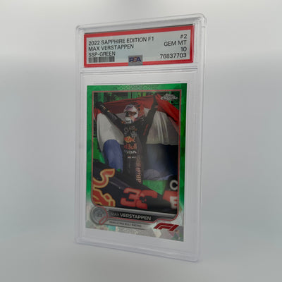 PSA 10 - 60/75 - MAX VERSTAPPEN #2 - SAPPHIRE EDITION - SSP - GREEN