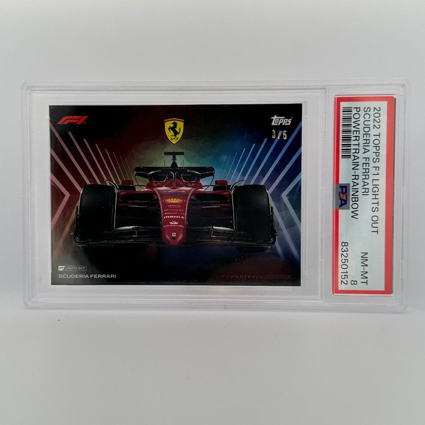 PSA 8 - 3/5 - Scuderia Ferrari Powertrain - Rainbow