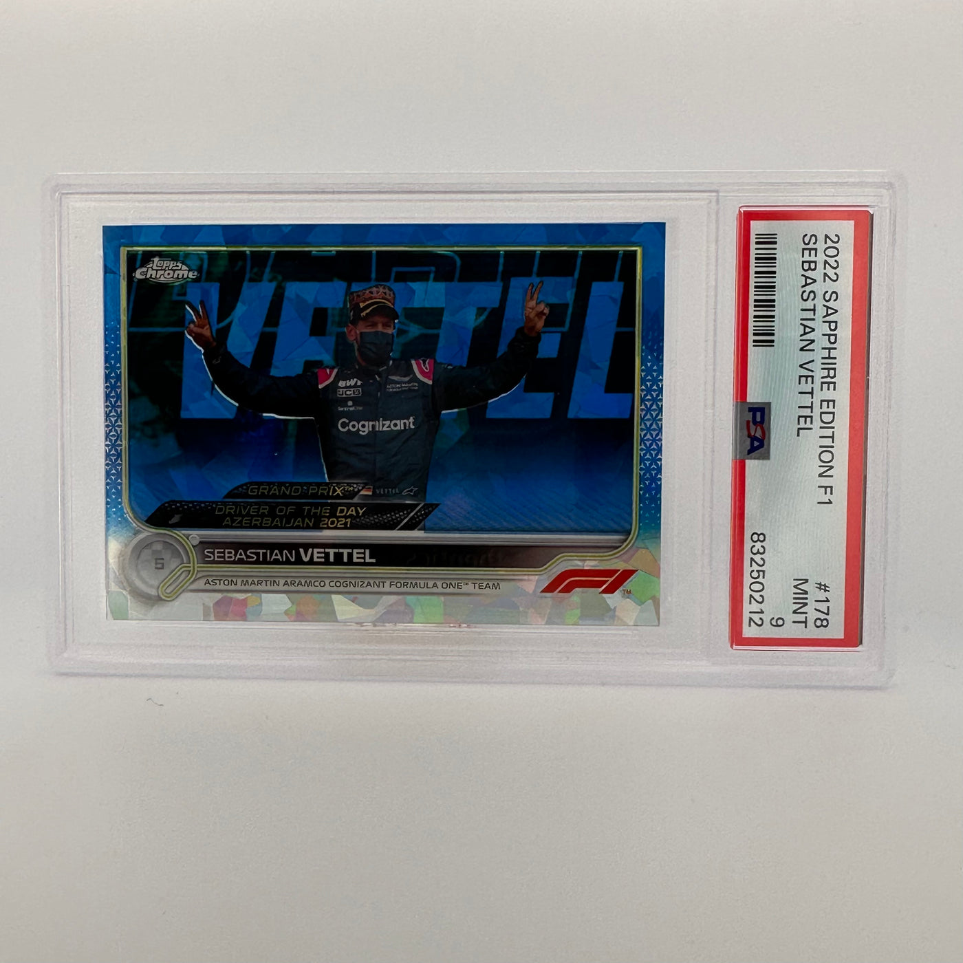 PSA 9 - Sebastian Vettel #178 - Sapphire Edition