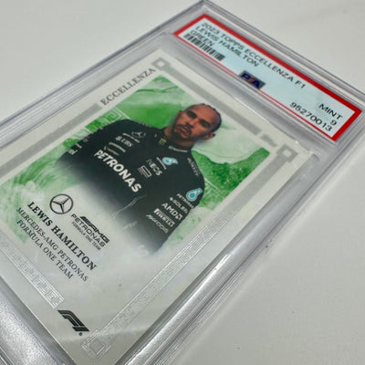 PSA 9 - 86/99 Lewis Hamilton - Green - 2023 Eccellenza