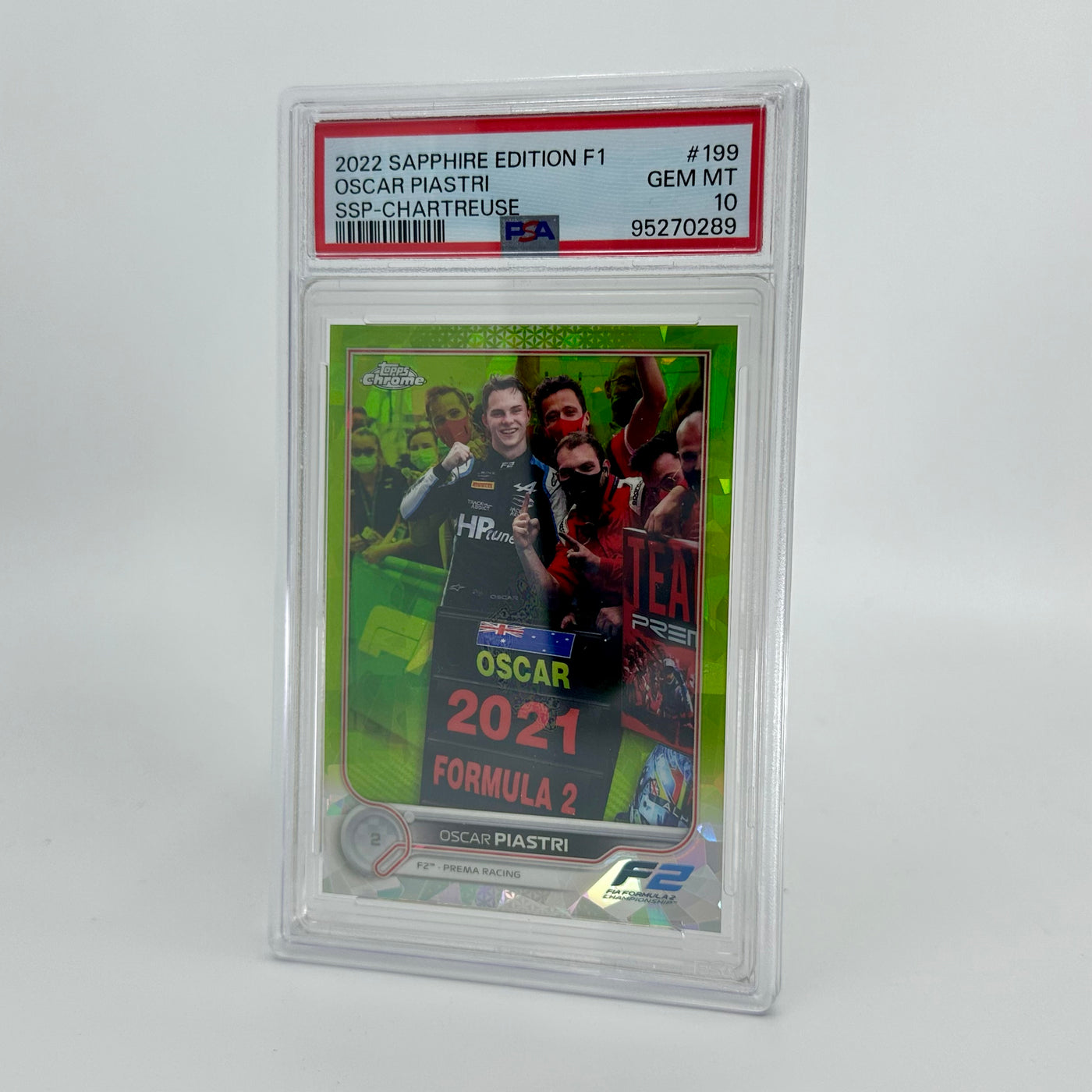 PSA 10 - 136/199 Oscar Piastri #199 - Sapphire Edition - SSP - Chartreuse