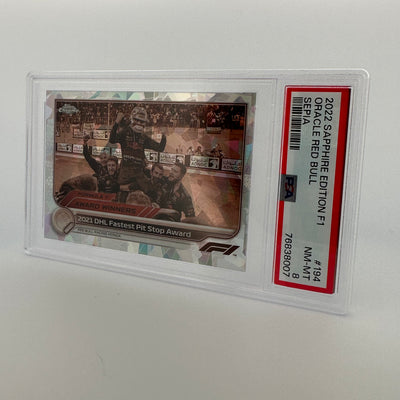 PSA 8 - 034/100 - ORACLE RED BULL RACING #194 - SAPPHIRE EDITION - SEPIA