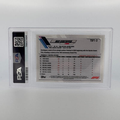 PSA 10 - MAX VERSTAPPEN #3 - INDUSTRY CONFERENCE