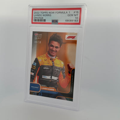 PSA 10 - 06/10 - LANDO NORRIS #15 - ORANGE