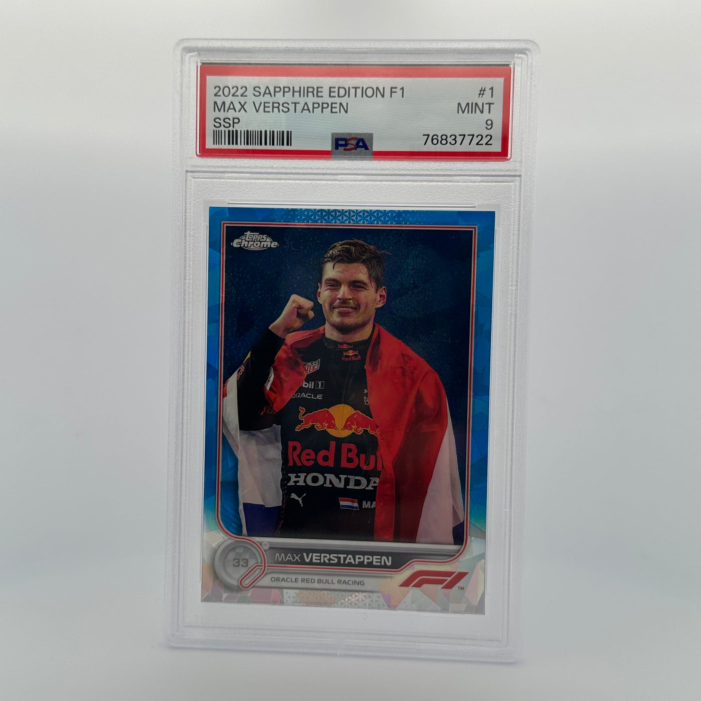 PSA 9 - MAX VERSTAPPEN #1 - SAPPHIRE EDITION - SSP