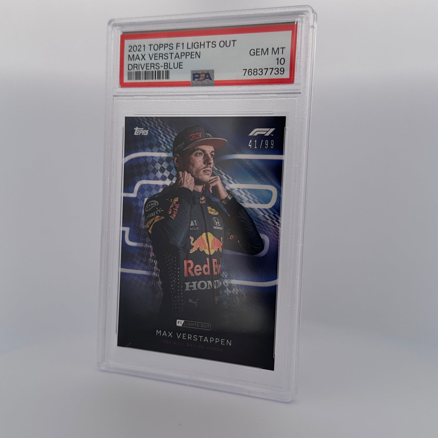 PSA 10 - 41/99 - MAX VERSTAPPEN - DRIVERS - BLUE