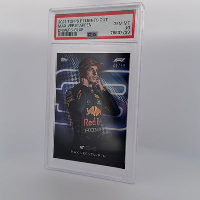 PSA 10 - 41/99 - MAX VERSTAPPEN - DRIVERS - BLUE