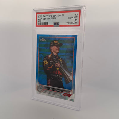 PSA 10 - MAX VERSTAPPEN #3 - SAPPHIRE EDITION - SSP