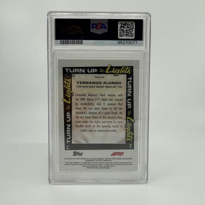 PSA 9 - Fernando Alonso #TUTLFA - Gold - 2023 Topps Chrome F1