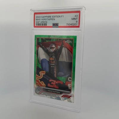 PSA 9 - /75 - MAX VERSTAPPEN #2 - SAPPHIRE EDITION - SSP - GREE