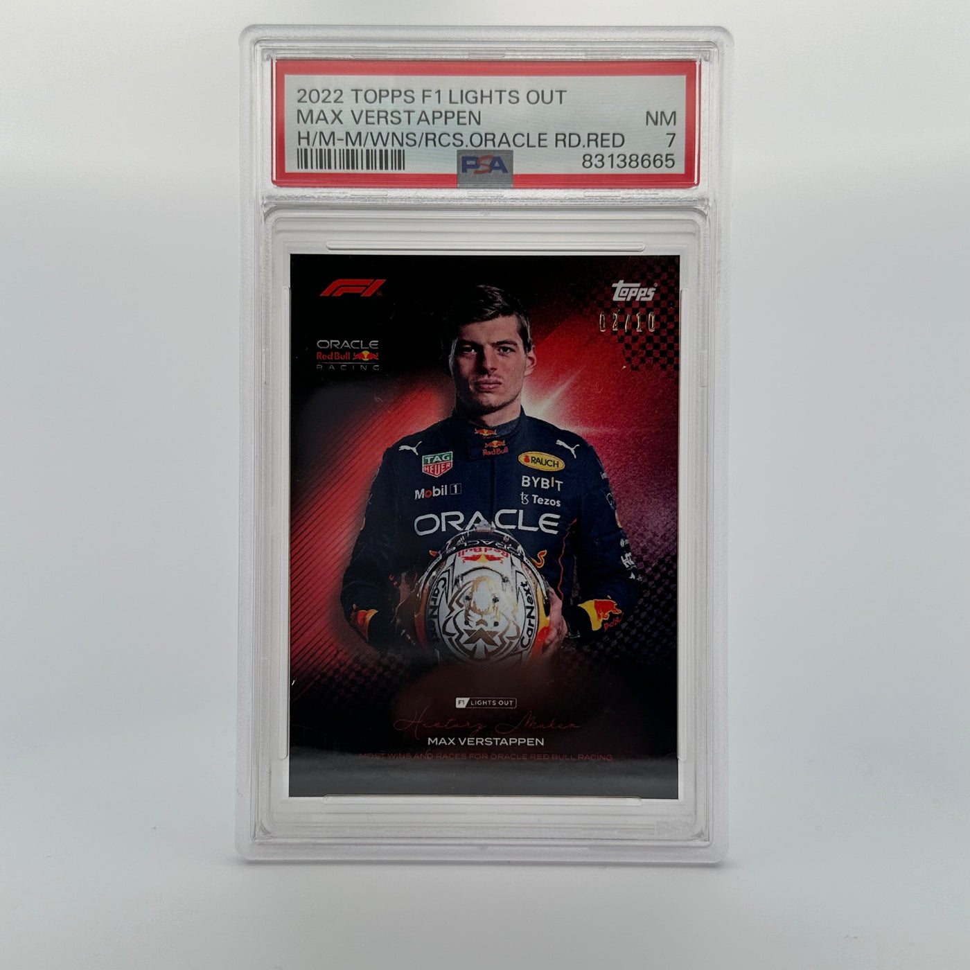 PSA 7 - 02/10 - Max Verstappen - History Maker - Red