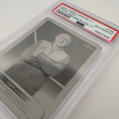 PSA AUTHENTIC - 1/1 - FRANZ TOST - BLACK PRINTING PLATE