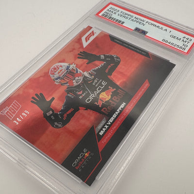 PSA 10 - /99 - Max Verstappen #43 - Red