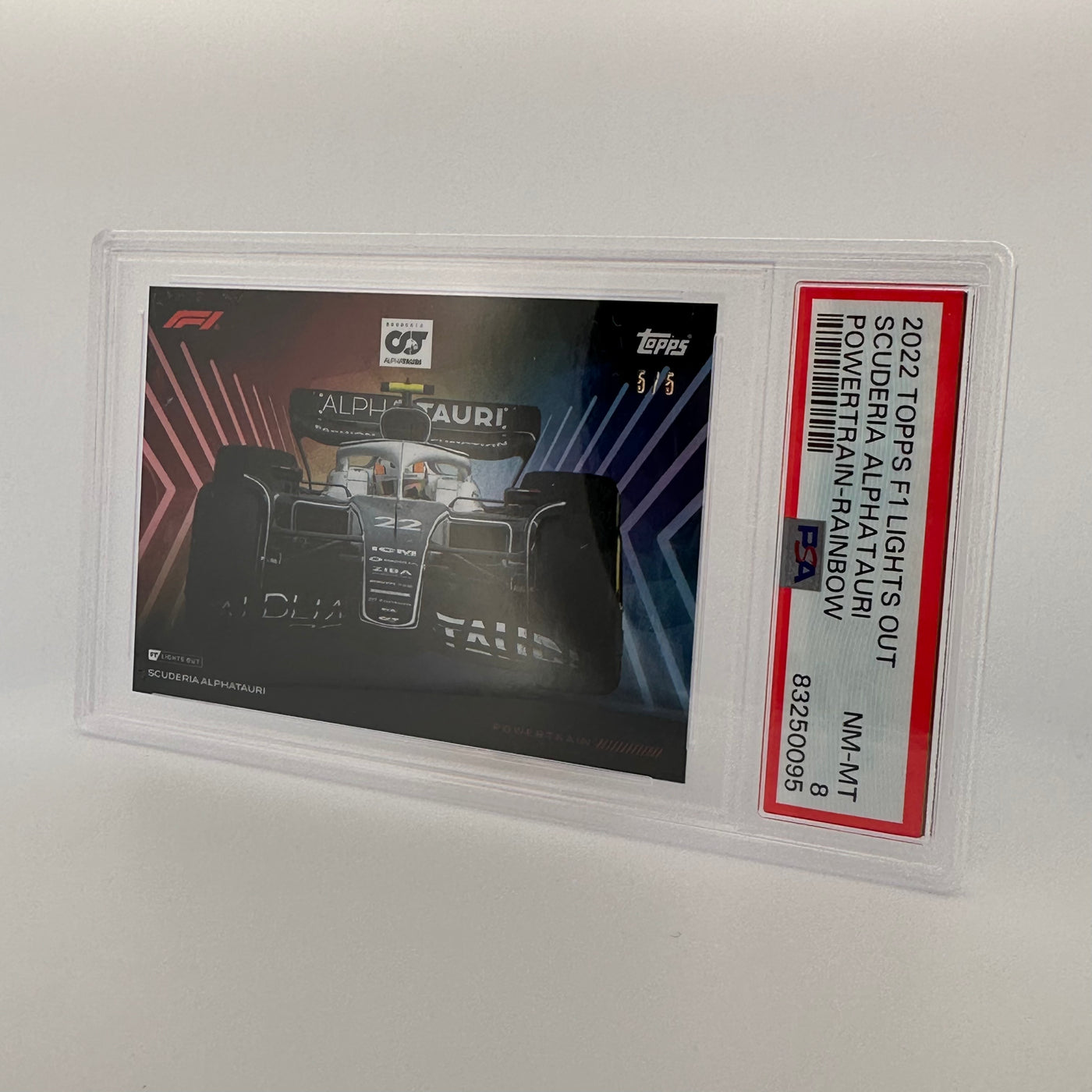 PSA 8 - 5/5 - Scuderia Alphatauri - Powertrain - Rainbow