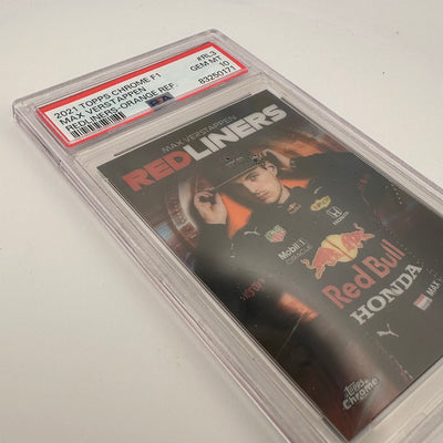 PSA 10 - 14/25 - Max Verstappen #RL3 - Redliners - Orange Refractor