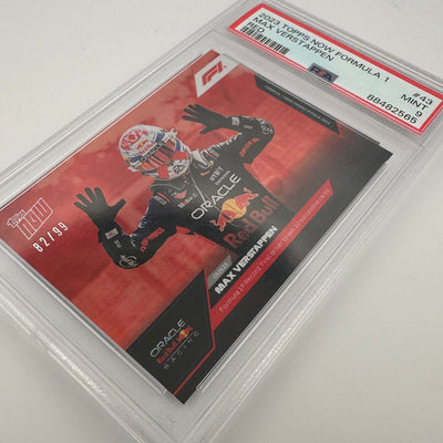 PSA 9 - 82/99 - Max Verstappen #43 - Red - 2023 Topps Now