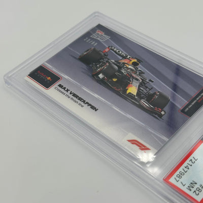 PSA 7 - /99 Max Verstappen - Crosses The Finish line #82