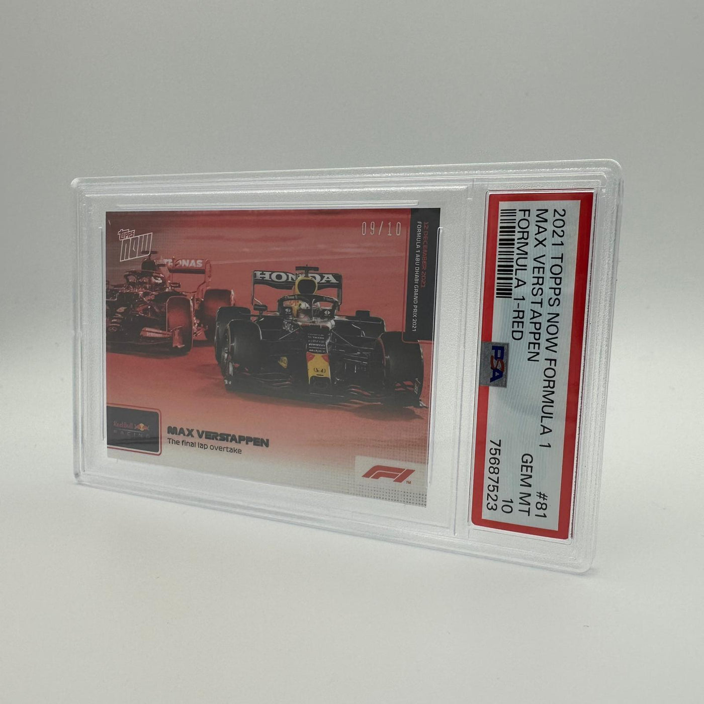 PSA 10 - 09/10 The Final Lap Overtake #81 - Red