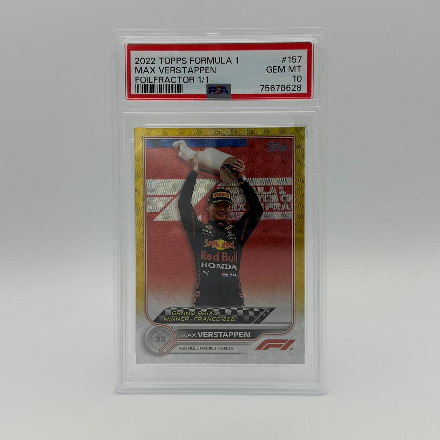 PSA 10 - 1/1 Max Verstappen - Grand Prix Winners #157 - Foilfractor