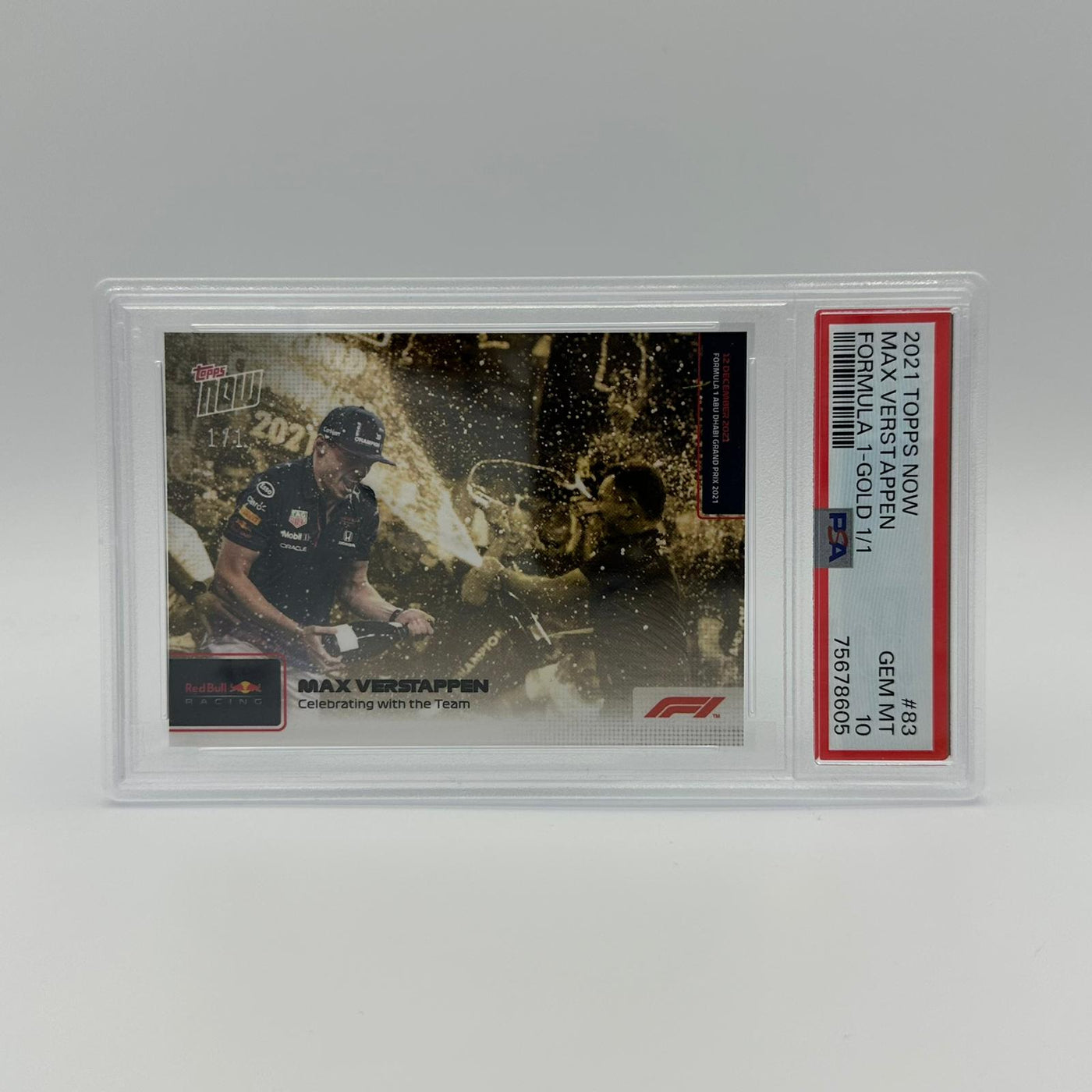 PSA 10 - 1/1 - Celebrating With The Team #83 - GOLD