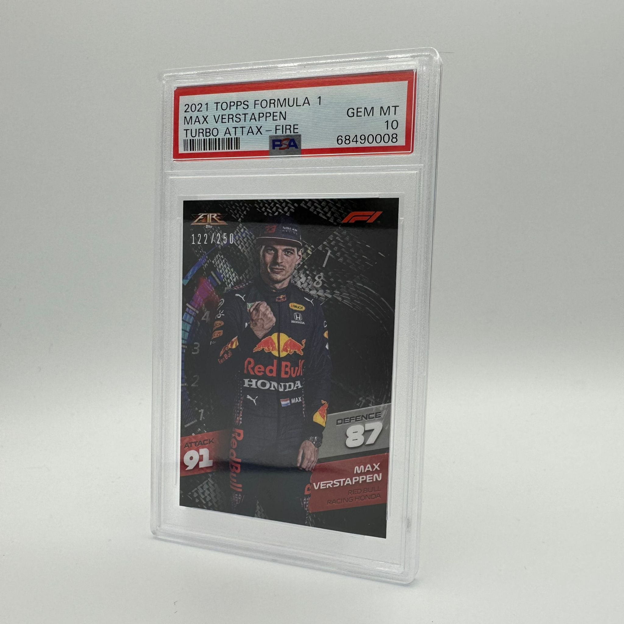 PSA 10 - /250 Max Verstappen - Fire Cards – Authenticsgg