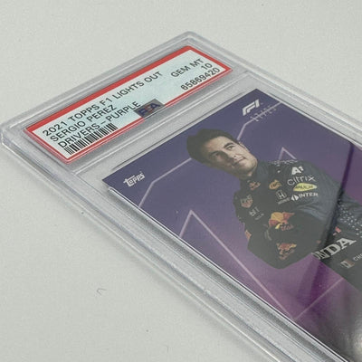 PSA 10 - 17/25 Sergio Perez - driver - Purple Parallel