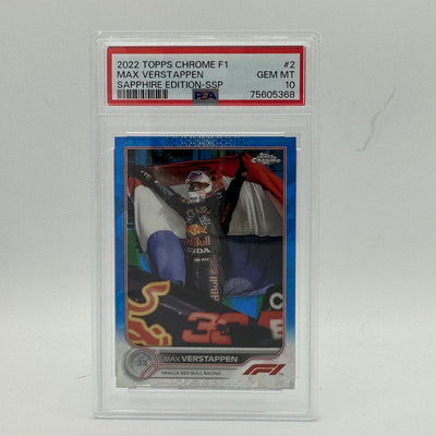 PSA 10 - Max Verstappen #2 - Sapphire Edition - SSP Image Variation